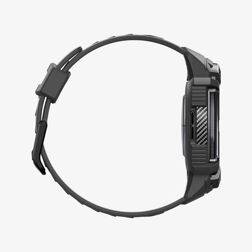 ACS06488 - Galaxy Watch 6 Classic (47mm) Case Rugged Armor Pro in black showing the front